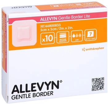 ToRa Allevyn Gentle Border Lite 5 x 5 cm Schaum (10 Stk.)