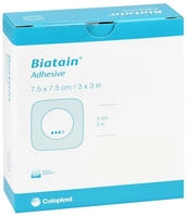 Biatain Schaumverband 7,5x7,5 cm selbst 10 St