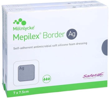 ToRa Mepilex Border Ag Schaumverb.7 x 7,5 cm st (10 Stk.)