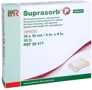 ToRa Suprasorb P Pu-schaumv.selbstklebend 10 x (10 Stk.)