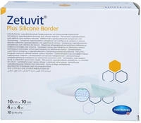 Zetuvit Plus Silicone Border steril 10x1 10 St