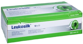 B2B Medical Leukosilk 2,5 cmx9,2 m 12 St B2B Medical Leukosilk 2,5 cmx9,2 m 12 St