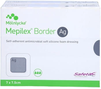 ACA Müller Mepilex Border Ag Schaumverb.7x7,5 cm steril 10 St