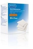 Alvita Mullkompressen Steril 7,5x7,5 cm 25X2 St