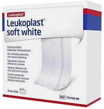 BSN Medical Leukoplast soft white Pflaster 4 cmx5 m Rolle 1 St