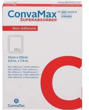 ConvaTec Convamax Superabsorber nicht adhäsiv 15x20 cm 10 St