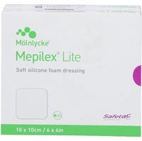Mepilex Lite Schaumverband 10x10 cm ster 10 St