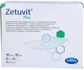 B2B Medical Zetuvit Plus extrastarke Saugkompr.steril 10x10 cm 10 St