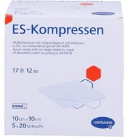 Es-kompressen Steril 10x10 cm Gro&szlig;packun 5X20 St