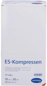 ToRa Es-Kompressen steril 10x20 cm 8fach 25X2 St