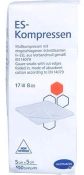 B2B Medical Es-Kompressen unsteril 5x5 cm 8fach 100 St