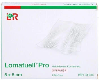 B2B Medical Lomatuell Pro 5x5 cm steril 8 St