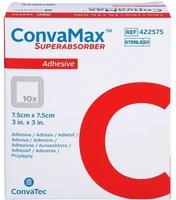 Convamax Superabsorber Adh&auml;siv 7,5x7,5 c 10 St