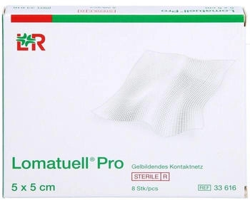 ToRa Lomatuell Pro 5x5 cm steril 8 St