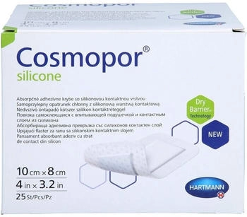 B2B Medical Cosmopor silicone Wundverband 8x10 cm 25 St