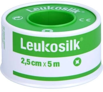 B2B Medical Leukosilk 2,5 cmx5 m 1 stk B2B Medical Leukosilk 2,5 cmx5 m 1 stk