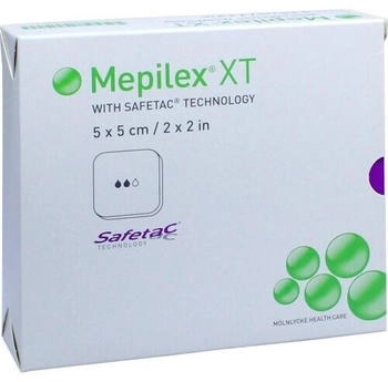 Mölnlycke Mepilex XT 5x5 cm Schaumverband 5 St