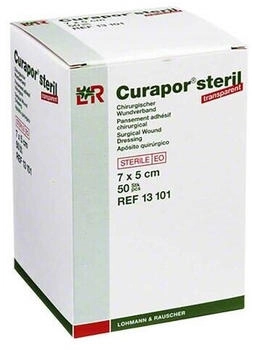 B2B Medical Curapor Wundverband steril transparent 5x7 cm 50 St
