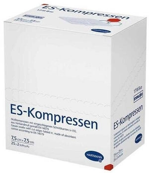 Eurim-Pharm Es-Kompressen steril 7,5x7,5 cm 8fach 25X2 St