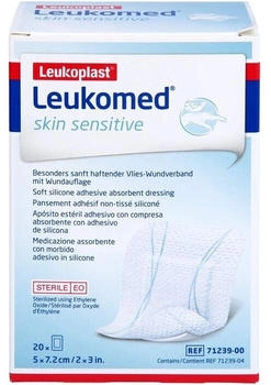 Avitamed Leukomed skin sensitive steril 5x7,2 cm 20 St