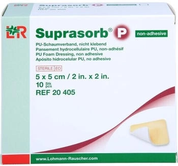 ACA Müller Suprasorb P PU-Schaumv.nicht klebend 5x5 cm 10 St