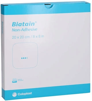 ToRa Biatain Schaumverband 20 x 20 cm nicht haf (5 Stk.)