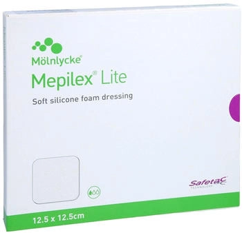 ToRa Mepilex Lite Schaumverband 12,5 x 12,5 cm (5 Stk.)