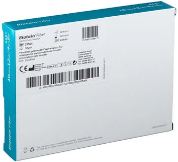 Coloplast Biatain Fiber 10x12 cm Faserverband (10 Stk.)