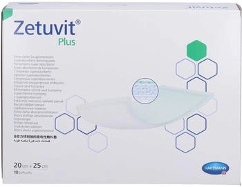 1001 Artikel Medical Zetuvit Plus extrastarke Saugkomp.steril 20x25 cm (10 Stk.)