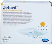 Zetuvit Plus Silicone Border steril 10x1 10 St