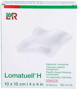 Avitamed Lomatuell H Salbent&uuml;ll 10x10 cm steril 50 St