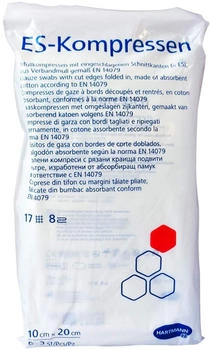 +Prisoma Es-Kompressen steril 10x20 cm 8fach 5X2 St