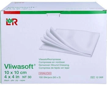 B2B Medical Vliwasoft Vlieskompressen steril 10x10 cm 6l. 50X2 St
