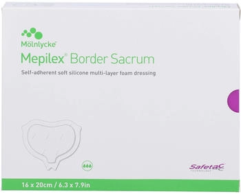 +Prisoma Mepilex Border Sacrum Schaumverb.16x20 cm steril 10 St
