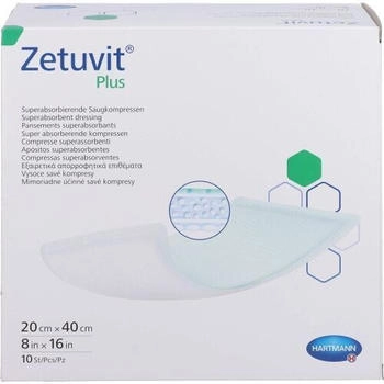 Avitamed Zetuvit Plus extrastarke Saugkompr.steril 20x40 cm 10 St