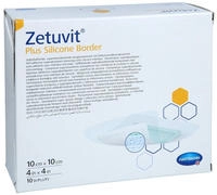 Zetuvit Plus Silicone Border steril 10x1 10 St