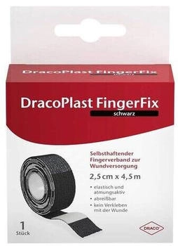 Dr. Ausbüttel Dracoplast FingerFix 2,5 cmx4,5 m m.Wundk.schw. 1 St