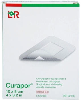 ToRa Curapor Wundverband steril chirurgisch 8x10 cm 5 St