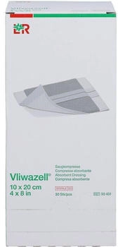 ToRa Vliwazell Saugkompressen steril 10x20 cm 30 St