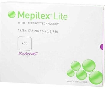 Mölnlycke Mepilex Lite Schaumverband 17,5x17,5 cm steril 5 St