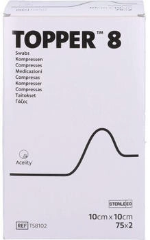Avitamed Topper 8 Kompr.10x10 cm steril 75X2 St