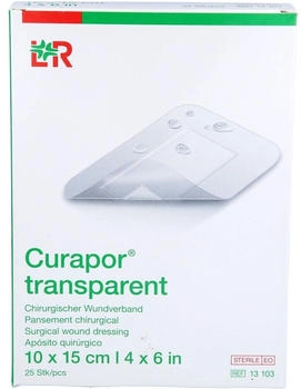 1001 Artikel Medical Curapor Wundverband steril transparent 10x15 cm 25 St