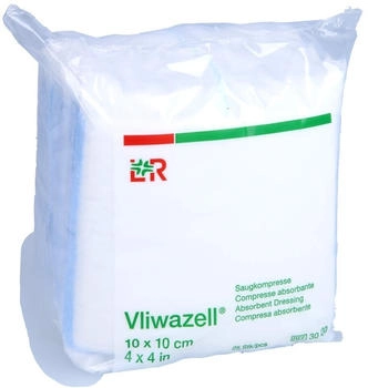 1001 Artikel Medical Vliwazell Saugkompressen unsteril 10x10 cm 25 St