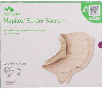 Mölnlycke Mepilex Border Sacrum Schaumverb.22x25 cm steril 5 St