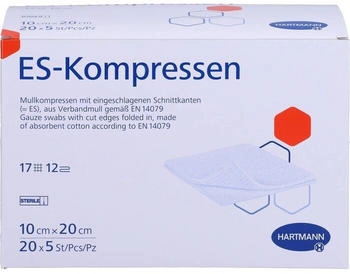 Avitamed Es-Kompressen steril 10x20 cm Großpackung 20X5 St