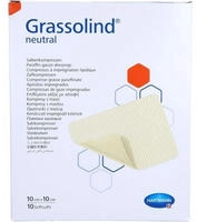 Grassolind Salbenkompressen 10x10 cm ste 10 St