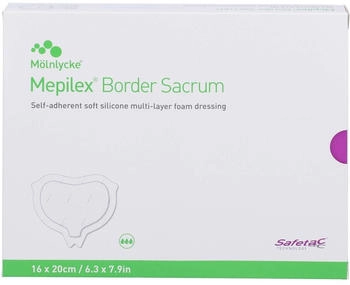 B2B Medical Mepilex Border Sacrum Schaumverband haft.16x20 cm st. (10 Stk.)