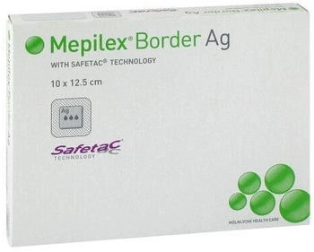 ACA Müller Mepilex Border Ag Schaumverb.10x12,5 cm steril 5 St