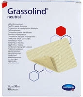 Grassolind Salbenkompressen 10x10 cm steril