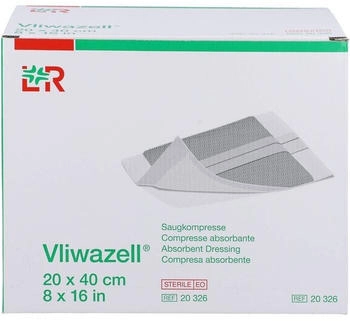 B2B Medical Vliwazell Saugkompressen steril 20x40 cm 12 St